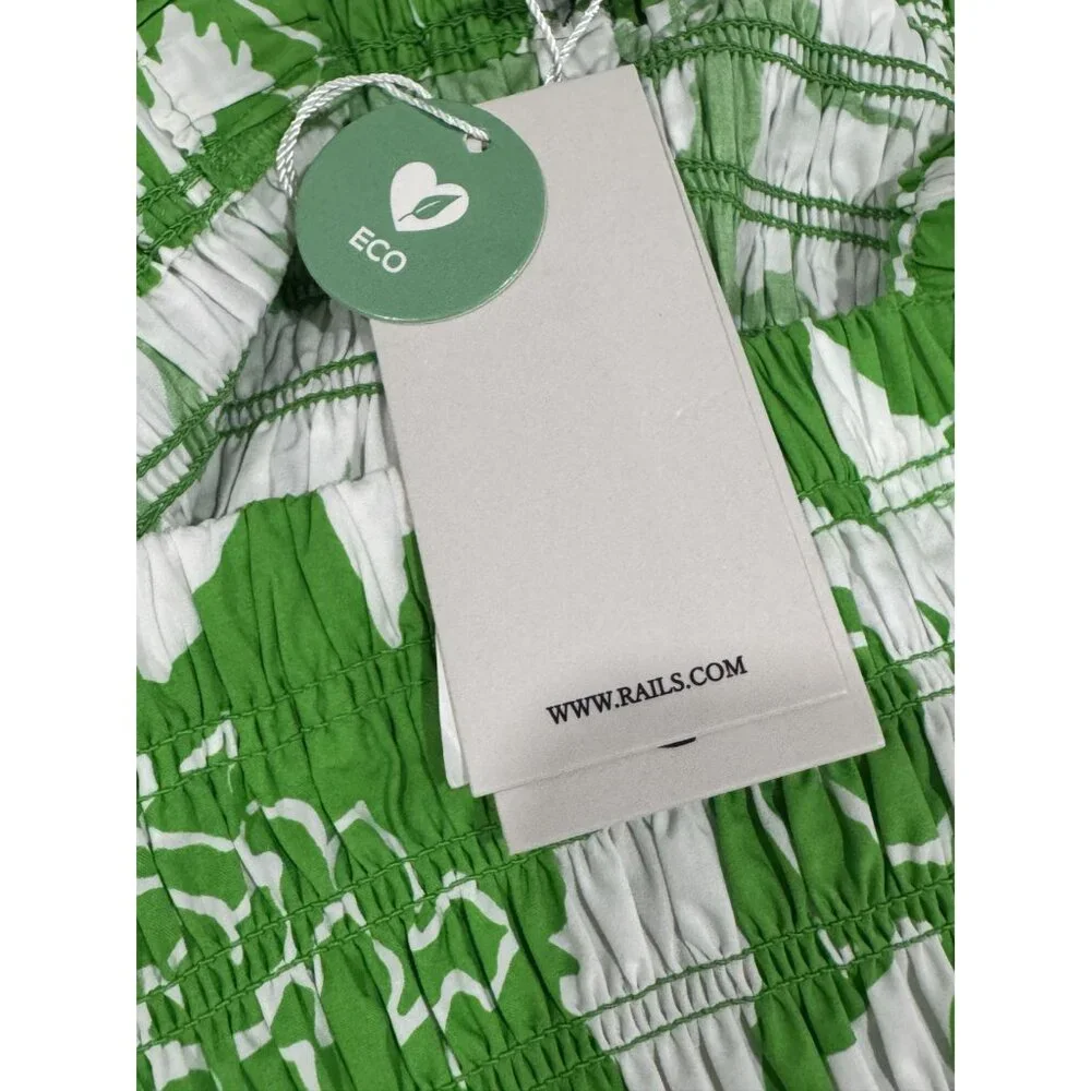 RAILS Seville Green Lotus Dress MEDIUM - Picture 7 of 7